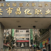 临安昌化职业高级中学的logo