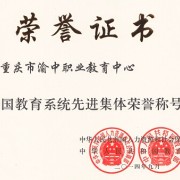重庆渝中职业教育中心的logo