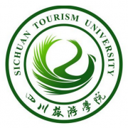 四川旅游学院自考的logo