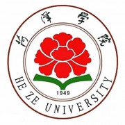 菏泽学院成人教育学院的logo
