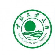 青海民族大学成人教育的logo