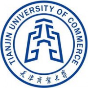 天津商业大学自考的logo