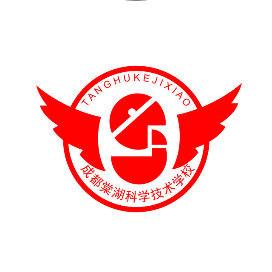 成都棠湖科学技术学校的logo