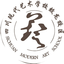 四川现代艺术学校的logo